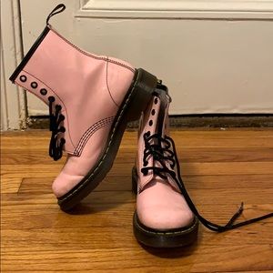 Pink Dr. Martens